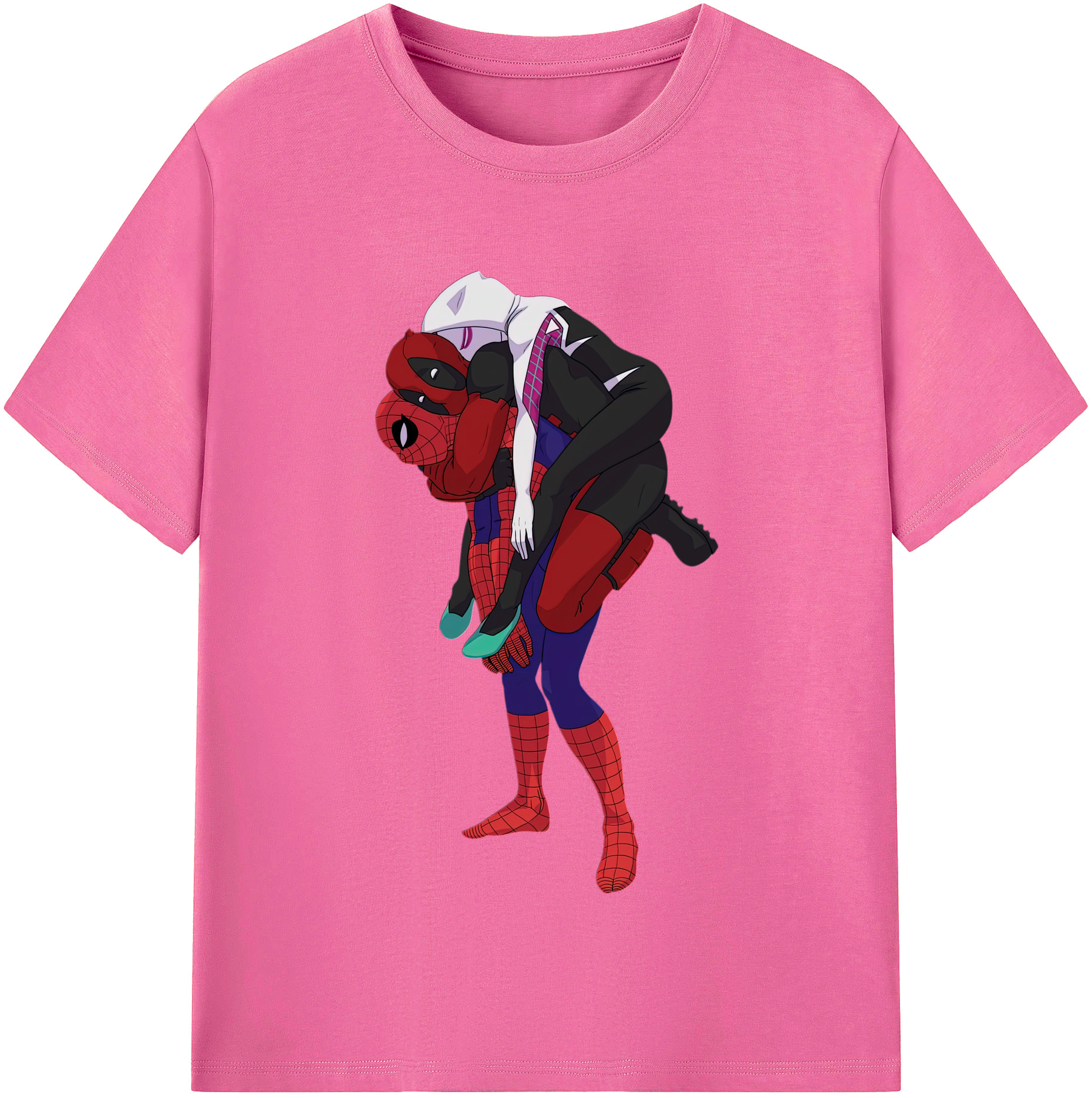 （画像用） Deadpool デッドプール レディースカジュアルプリントTシャツ（綿100％）